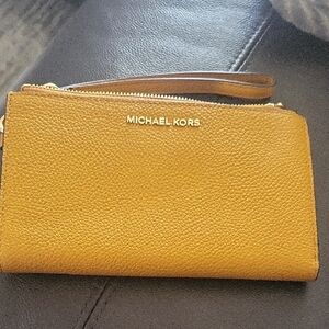 Michael Kors Yellow Wristlet